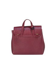 Mansur Gavriel - Dark Red Leather "Mini Soft Lady" Crossbody Bag