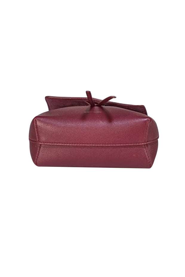 Mansur Gavriel - Dark Red Leather "Mini Soft Lady" Crossbody Bag