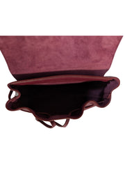 Mansur Gavriel - Dark Red Leather "Mini Soft Lady" Crossbody Bag