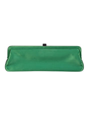 Lambertson Truex - Kelly Green Satin East West Clutch