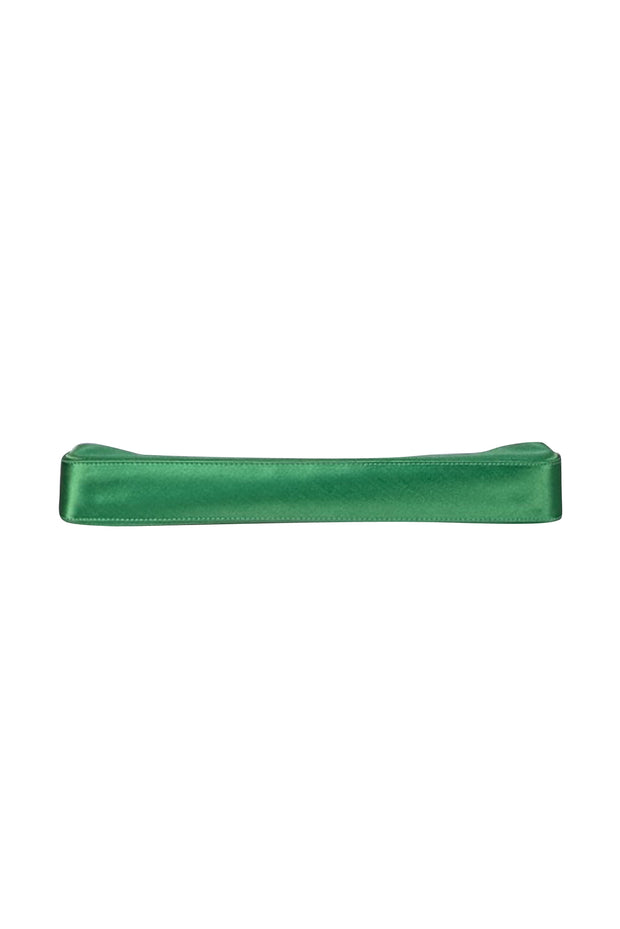 Lambertson Truex - Kelly Green Satin East West Clutch