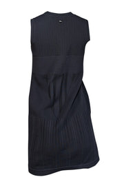Chanel - Black Knit Sleeveless Dress Sz 0 - Current Boutique