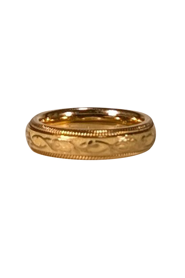Wellendorff - Yellow & Gold "Truffle" Spinning Ring Sz 5.5 - Current Boutique