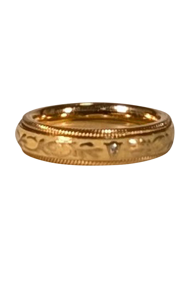 Wellendorff - Yellow & Gold "Truffle" Spinning Ring Sz 5.5 - Current Boutique