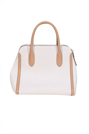 Kate Spade - Ivory & Beige Leather Handbag - Current Boutique