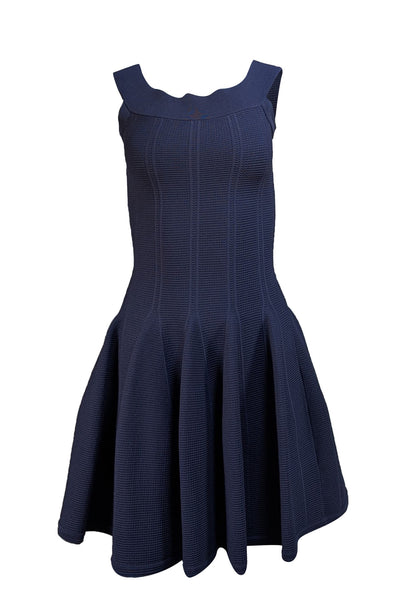 Jonathan Simkhai - Navy Knit Sleeveless Dress Sz S - Current Boutique