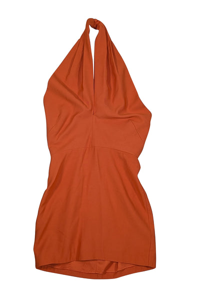 The Sei - Orange Halter Mini Dress Sz 0