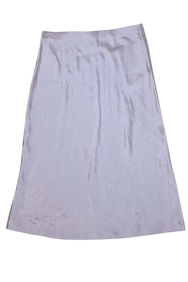 Vince - Cream Satin Slip Skirt Sz M - Current Boutique