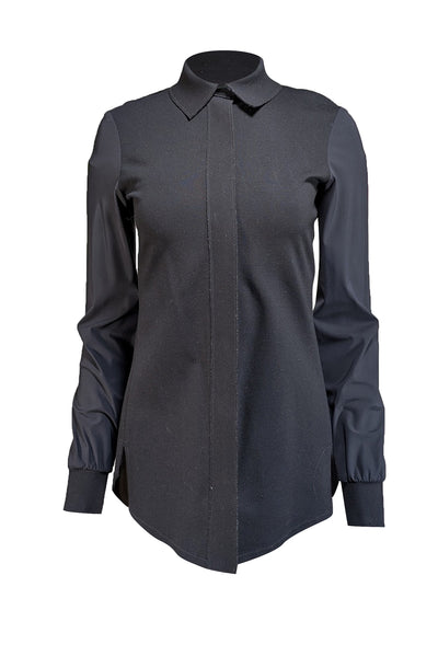 Marie Saint Pierre - Black Collared Jacket Sz 0 - Current Boutique