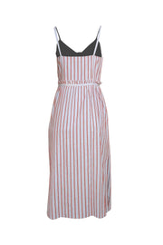 Derek Lam - Blue & Red Stripe Ruffle Trim Sz 8