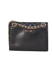 Rebecca Minkoff - Black Quilted Leather Adjustable Chain Strap Crossbody Bag