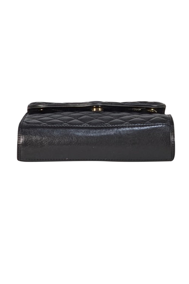 Rebecca Minkoff - Black Quilted Leather Adjustable Chain Strap Crossbody Bag