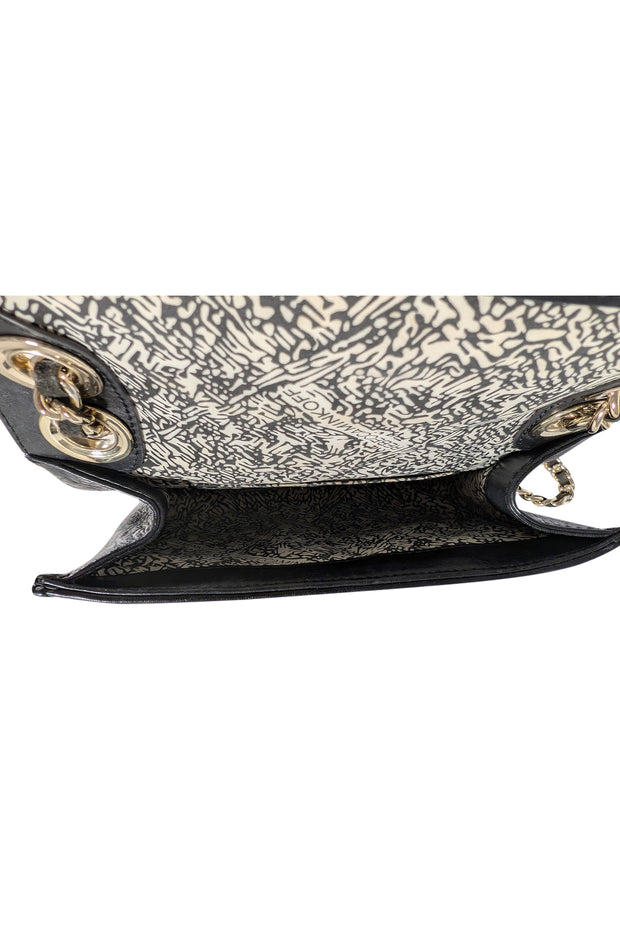 Rebecca Minkoff - Black Quilted Leather Adjustable Chain Strap Crossbody Bag