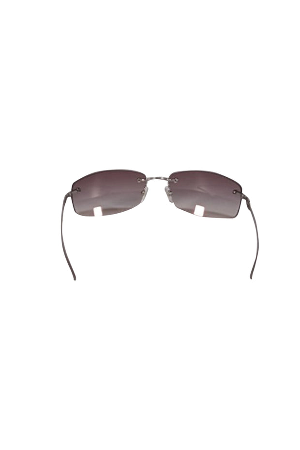 Gucci - Silver Ombre Lens Frameless Sunglasses - Current Boutique