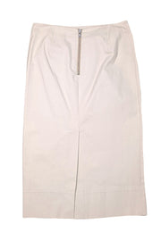 Prada - Light Beige Cotton Blend Pencil Skirt Sz 6
