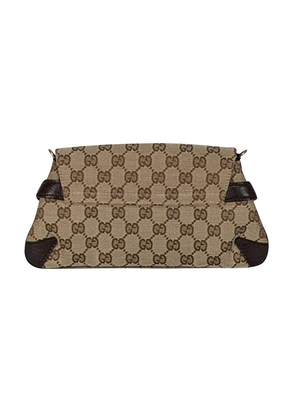 Gucci - Brown Monogram Horesbit Mini Bag