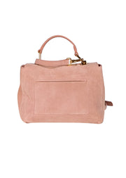 Coccinelle - Pink Suede Satchel Bag