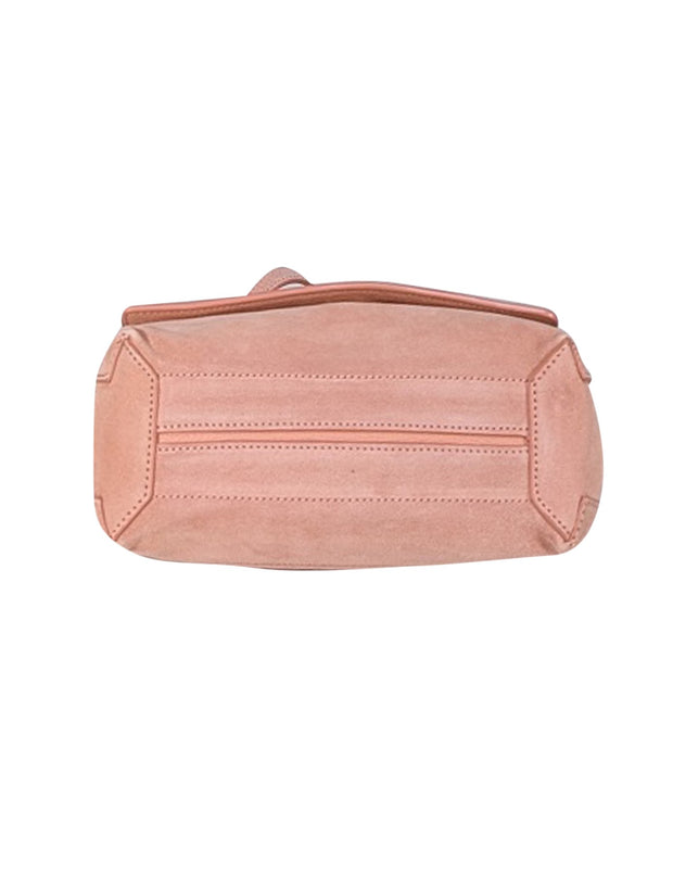 Coccinelle - Pink Suede Satchel Bag