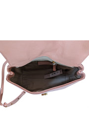 Coccinelle - Pink Suede Satchel Bag