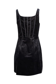 LoveShackFancy - Black Velvet Bow Detail Collins Dress Sz 8