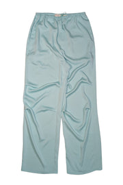 Lapointe - Mint Green Draped Satin Pants Sz XS - Current Boutique