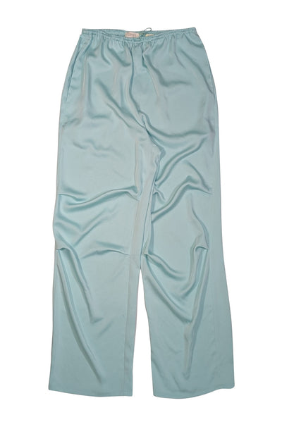 Lapointe - Mint Green Draped Satin Pants Sz XS - Current Boutique