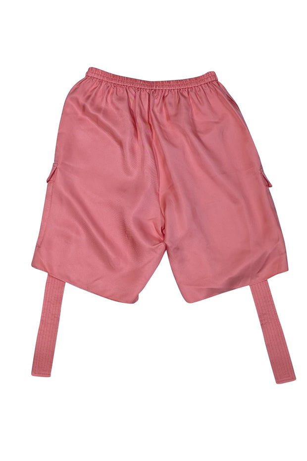 Lapointe - Coral Silk Cargo Shorts Sz XS - Current Boutique