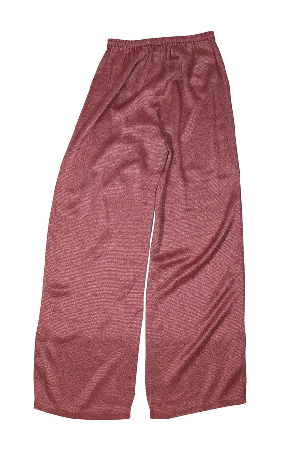 Lapointe - Pink Hammered Textured Pull On Pants Sz M - Current Boutique