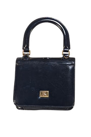 Moschino - Black Leather Mini Crossbody Bag