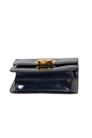 Moschino - Black Leather Mini Crossbody Bag