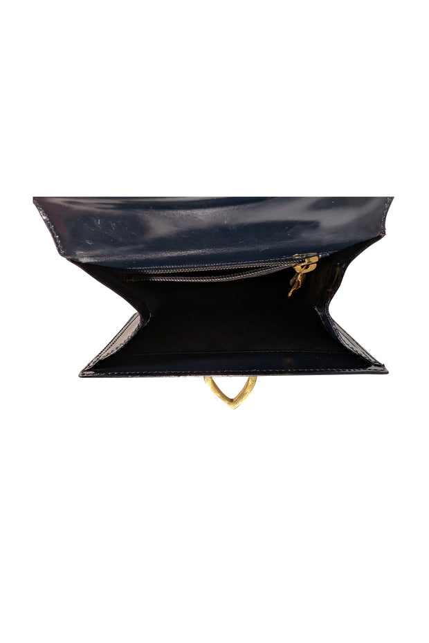 Moschino - Black Leather Mini Crossbody Bag