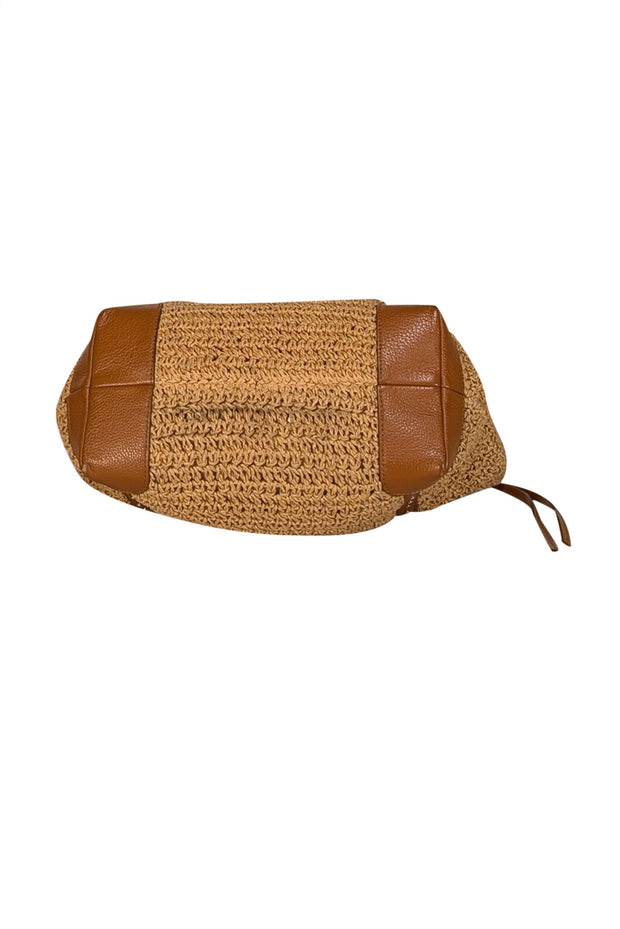 Brighton - Tan Raffia Shoulder Bag