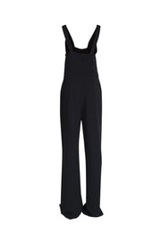 Etcetera - Black Cross Front Halter Neckline Jumosuit Sz 10 - Current Boutique