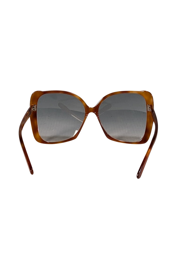 Gucci - Orange Tortoise Large Square Sunglasses - Current Boutique