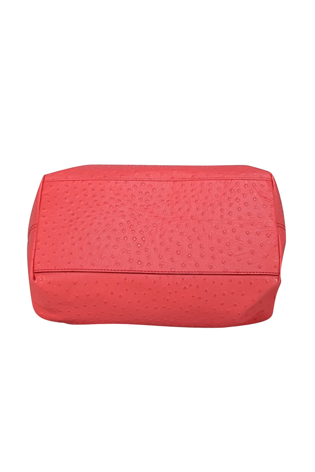 Kate Spade -Coral Textured Leather Shoulder Bag