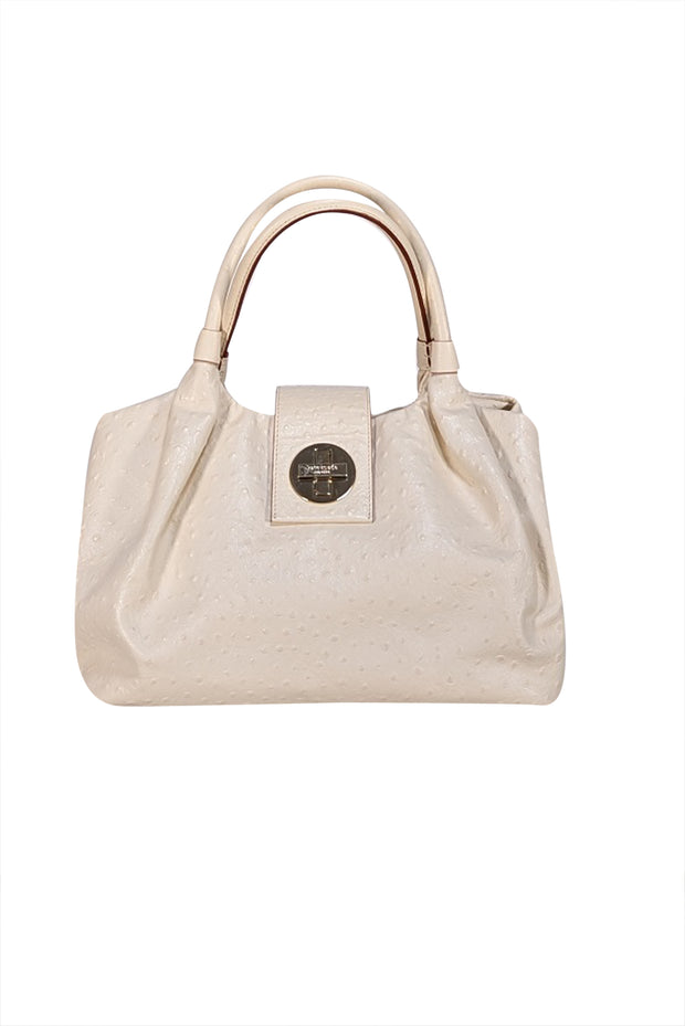 Kate Spade - Ivory Textured Leather Shoulder Bag