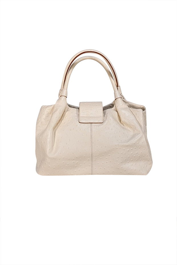Kate Spade - Ivory Textured Leather Shoulder Bag