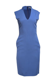 Reiss - Blue "Lizia" Fitted Day Mini Dress Sz 6 - Current Boutique