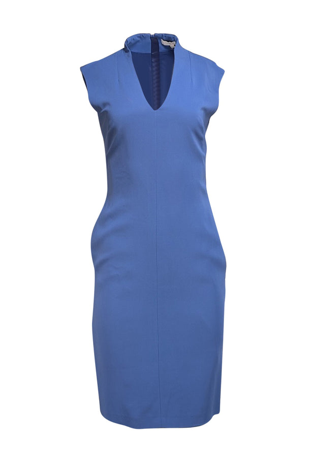 Reiss - Blue "Lizia" Fitted Day Mini Dress Sz 6 - Current Boutique