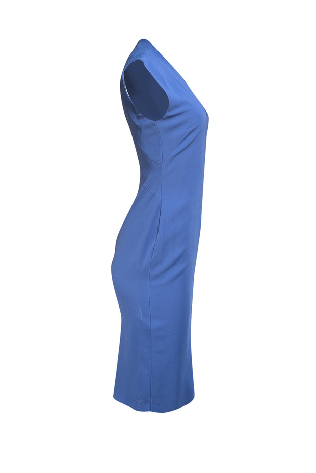 Reiss - Blue "Lizia" Fitted Day Mini Dress Sz 6 - Current Boutique