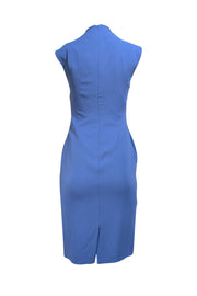 Reiss - Blue "Lizia" Fitted Day Mini Dress Sz 6 - Current Boutique