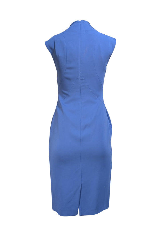 Reiss - Blue "Lizia" Fitted Day Mini Dress Sz 6 - Current Boutique