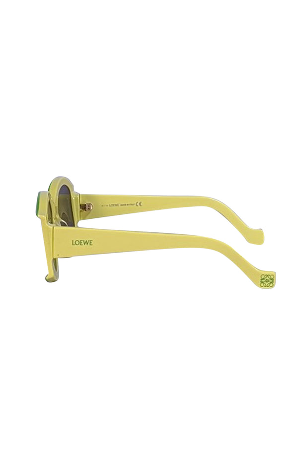 Loewe - Bright Yellow w/ Green Trim Paula's Ibiza Sunglasses