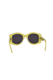 Loewe - Bright Yellow w/ Green Trim Paula's Ibiza Sunglasses