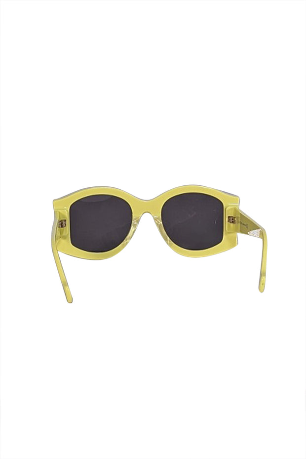 Loewe - Bright Yellow w/ Green Trim Paula's Ibiza Sunglasses
