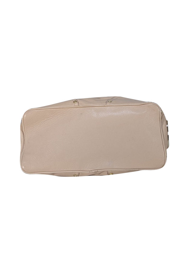 Mulberry - Beige Leather Large Shoulder Bag - Current Boutique