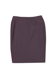 Escada - Brown w/ Chain Detail Skirt Sz 6 - Current Boutique