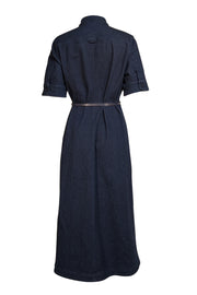 Altuzarra - Dark Wash Blue Denim Belted Dress Sz 10