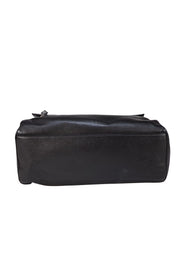 Givenchy - Black Leather "Pandora" Flap Satchel Bag - Current Boutique
