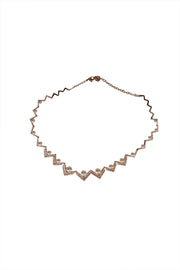Swarovski - Rose Gold & Pearl Detail Edify All-Around Necklace